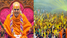 మనసును భక్తితో నింపుకోండి.. పుష్పదోలోత్సవంలో మహాంత్ స్వామి..