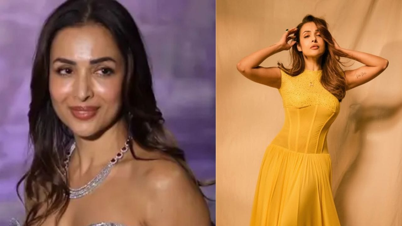 రిసెప్షన్ వేడుకలో సిల్వర్ గౌనులో ఏంజెల్‌లా మెరిసిన మలైకా! నెట్టింట విజువల్స్ వైరల్