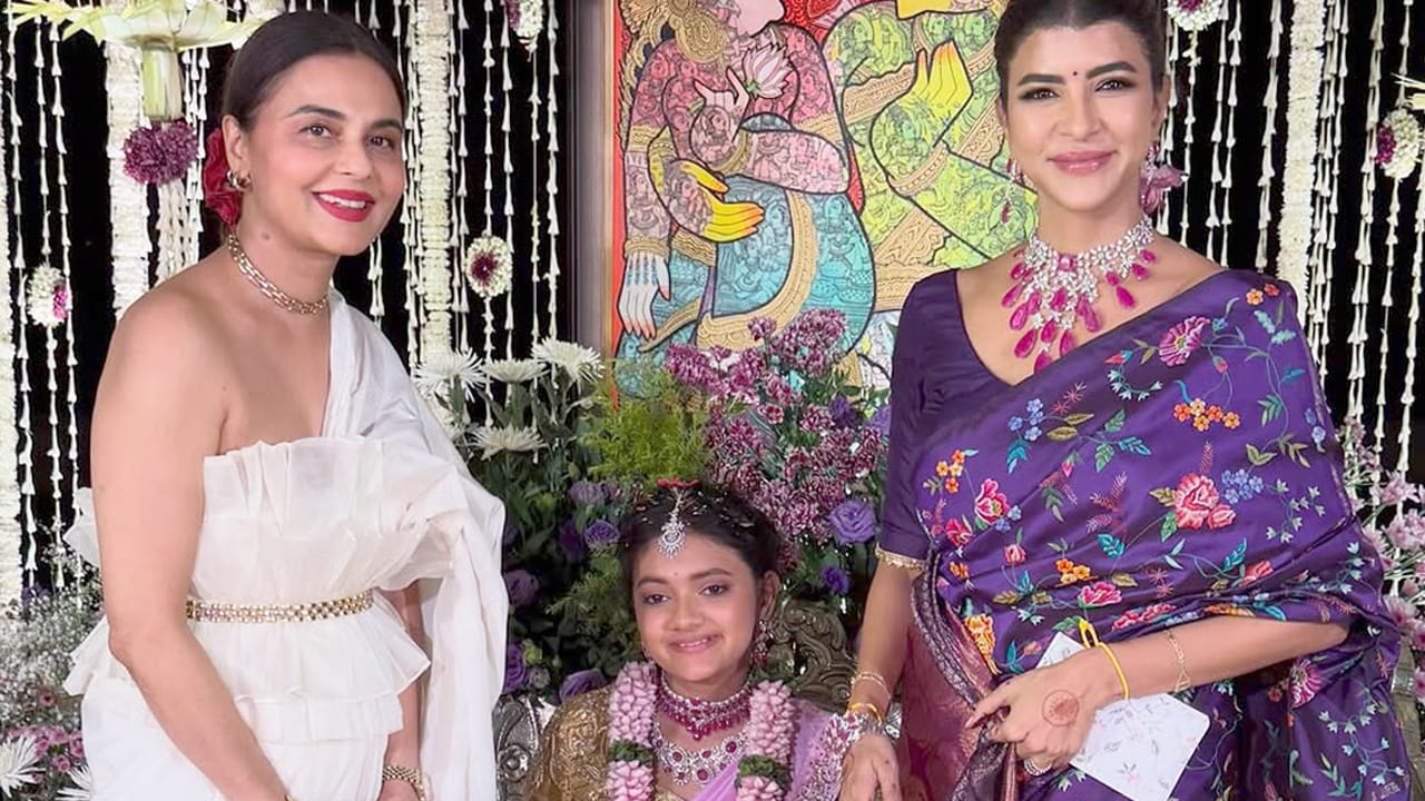  మంచు ఫ్యామిలీ అధికారికంగా ఈ విషయాన్నీ చెప్పకపోయినా తాజాగా ఈ వేడుకకు సంబంధించిన కొన్ని ఫొటోలు సోషల్ మీడియాలో వైరల్ గా మారాయి.
