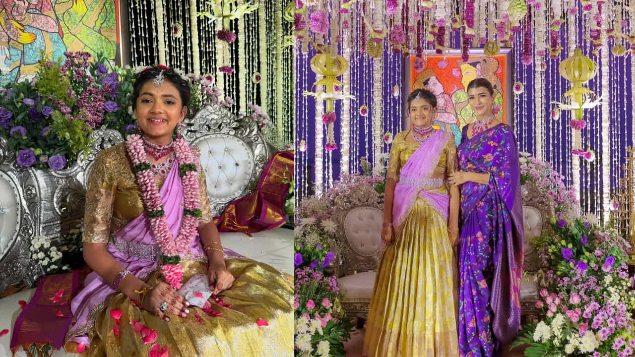 కాగా ఈ వేడుకలో మంచు లక్ష్మీ సోదరుడు, హీరో మంచు మనోజ్ హైలైట్గా నిలిచాడు. తన మేనకోడలిని పల్లకిలో ఎక్కించి స్వయంగా వేదికపైకి తీసుకురావడం, అన్ని పనులను దగ్గరుండి చూసుకోవడం అందరినీ ఆకట్టుకుంది. ప్రస్తుతం ఇందుకు సంబంధించిన ఫొటోలు, వీడియోలు నెట్టింట వైరల్ గా మారాయి.