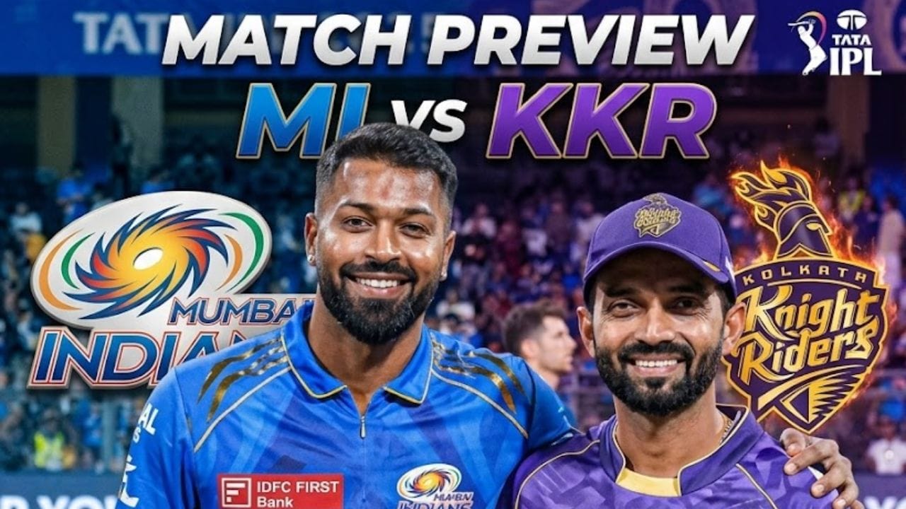 MI vs KKR Preview: వాంఖడేలో మరో హై వోల్టేజ్ పోరు.. ఆ బలహీనతే కేకేఆర్ కొంపముంచేనా..?