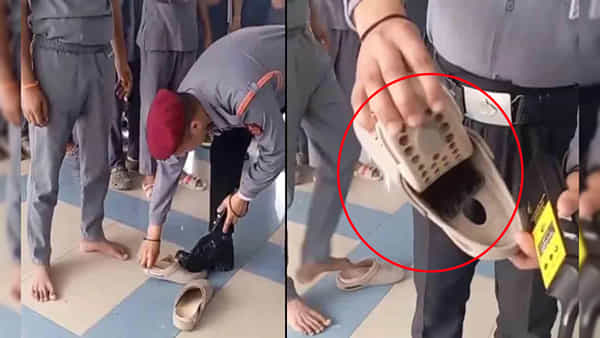 Cheating During MBBS Exam: డాక్టర్ బాబు దొంగ తెలివితేటలు.. ఎగ్జాంలో కాపీ కొట్టేందుకు కాలి చెప్పులో సెటప్! వీడియో వైరల్