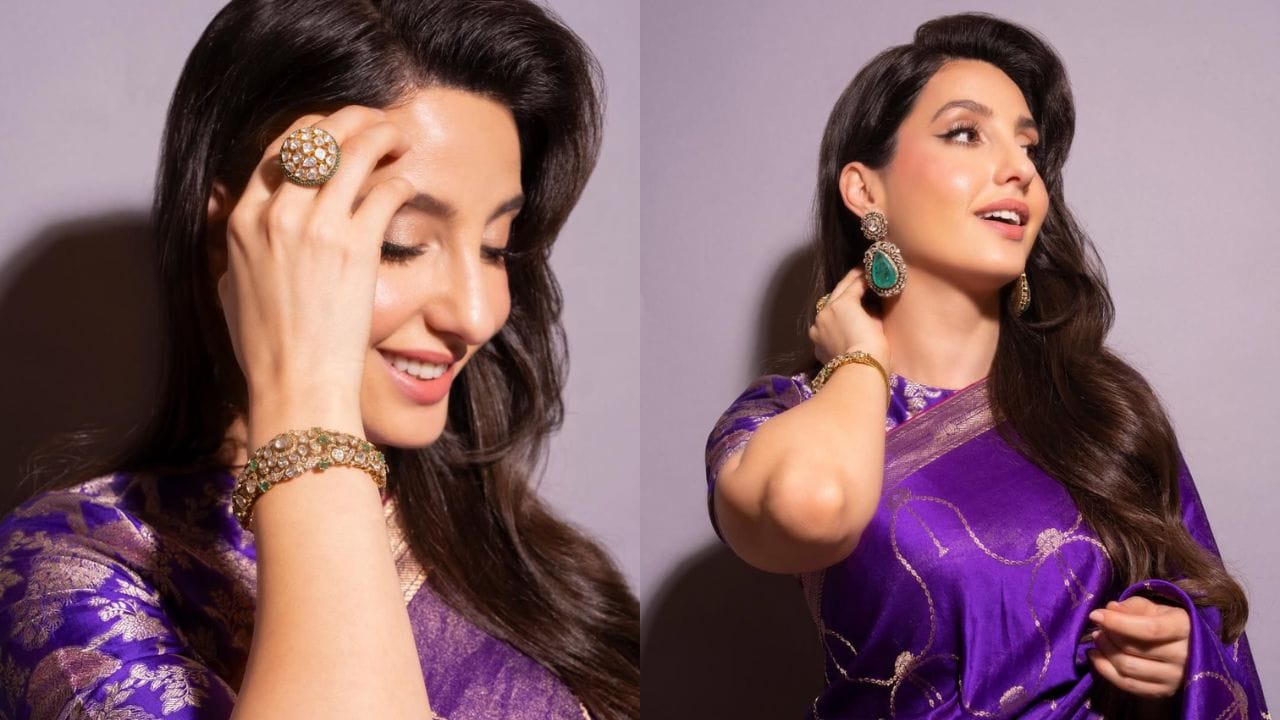 ట్రెడిషనల్ వేర్‌‌లోనూ పిచ్చెక్కిస్తున్న బాలీవుడ్ డ్యాన్సింగ్ సెన్సేషన్.. రాయల్ లుక్‌లో నోరా ఫతేహి