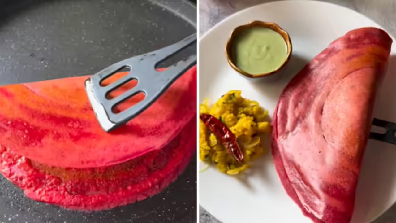 ఇక తయారీ విధానం: పిండి తయారీకి ముందుగా ఓట్స్‌ను మిక్సీ పట్టి మెత్తని పొడిలా చేసుకోవాలి. అందులోనే బీట్‌రూట్ ముక్కలు, అల్లం, పచ్చిమిర్చి, పెరుగు మరియు కొద్దిగా నీరు పోసి మెత్తని పేస్ట్‌లా గ్రైండ్ చేయాలి. ఈ మిశ్రమాన్ని ఒక గిన్నెలోకి తీసుకుని, దోశ పిండి కన్సిస్టెన్సీ వచ్చేలా మరికొన్ని నీళ్లు కలుపుకోవాలి. రుచికి సరిపడా ఉప్పు వేయాలి. స్టవ్ మీద పెనం పెట్టి వేడయ్యాక, కొద్దిగా నూనె రాసి పిండిని దోశలా పలచగా పరవాలి. రెండు వైపులా ఎర్రగా కాలే వరకు ఉంచి తీసేయాలి.