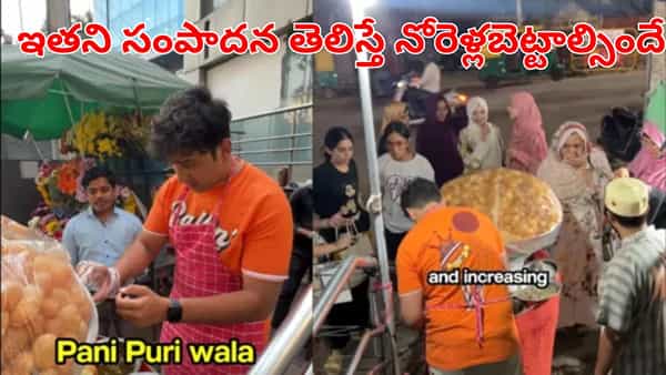 Viral Video: ఓర్నాయనో ఫ్లాష్ మాన్.. చిన్న కథ కాదు ఇది.. పానీపూరీతో ఇంత సంపాదనా..!