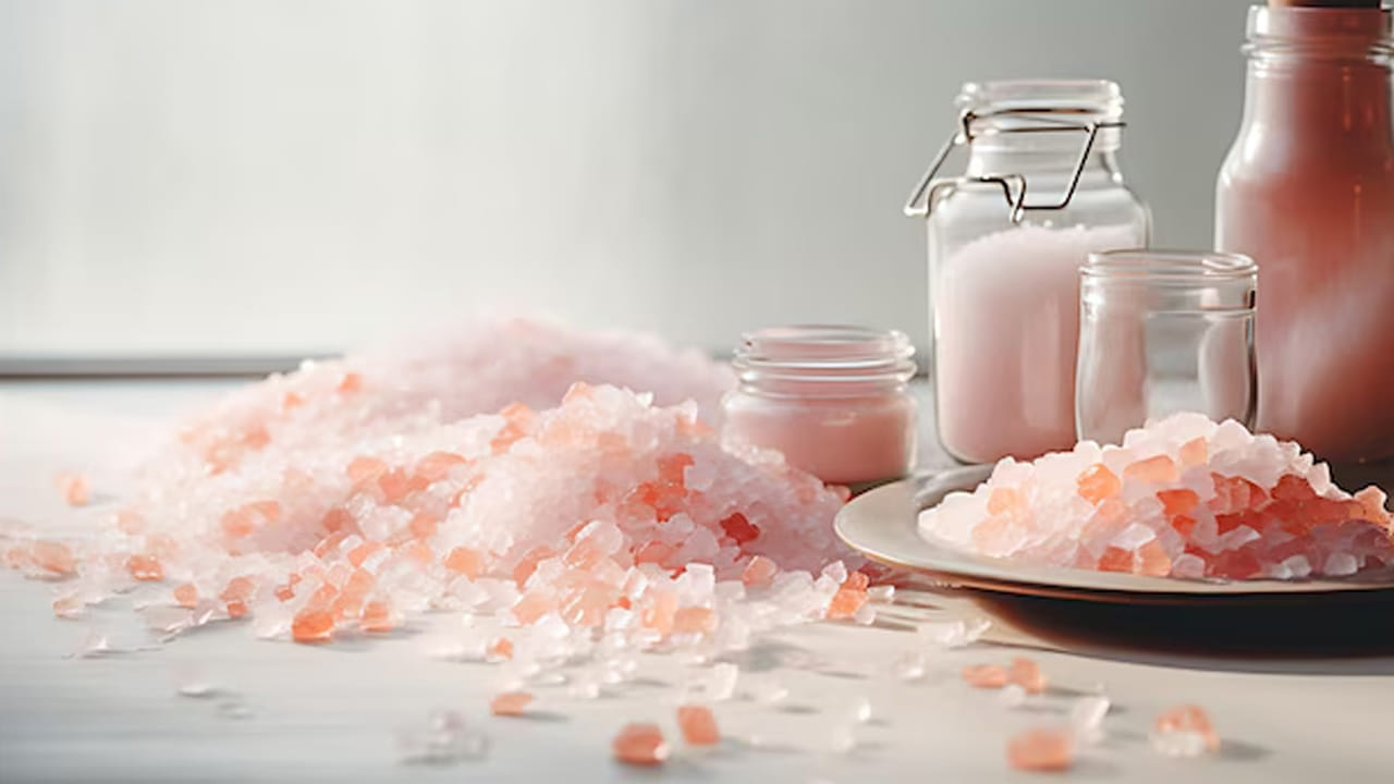 పింక్ సాల్ట్- తెల్ల ఉప్పు మధ్య తేడా: సాధారణ తెల్ల ఉప్పు సముద్రపు నీటి నుండి తయారవుతుంది. దీనిని తెల్లగా మార్చడానికి భారీగా శుద్ధి (Refining) చేస్తారు, ఈ ప్రక్రియలో ఇందులోని సహజ ఖనిజాలు తొలగిపోతాయి. దీనికి విరుద్ధంగా, పింక్ సాల్ట్ పాకిస్తాన్‌లోని హిమాలయ పర్వతాల గనుల నుండి లభిస్తుంది. ఇది ఎటువంటి కెమికల్ ప్రాసెసింగ్ లేకుండా సహజంగా లభించడం వల్ల దీని రంగు పింక్ రంగులో ఉంటుంది.
