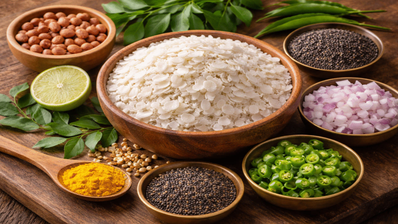 దీనికి క్యారెట్, బఠానీలు, క్యాప్సికమ్ వంటి కూరగాయలు కలిపితే ఇది విటమిన్ల గనిగా మారుతుంది. అటుకులను ఎక్కువ సేపు నీళ్లలో నానబెట్టకుండా, కేవలం కడిగి వెంటనే వడకడితే అవి పొడిపొడిగా వస్తాయి.
చివరగా కొద్దిగా నిమ్మరసం పిండటం వల్ల అందులోని ఐరన్‌ను శరీరం త్వరగా గ్రహిస్తుంది.