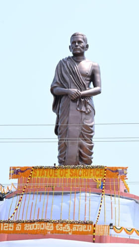 Amaravati: అమరావతిలో 58 అడుగుల పొట్టి శ్రీరాములు విగ్రహ ఆవిష్కరణ