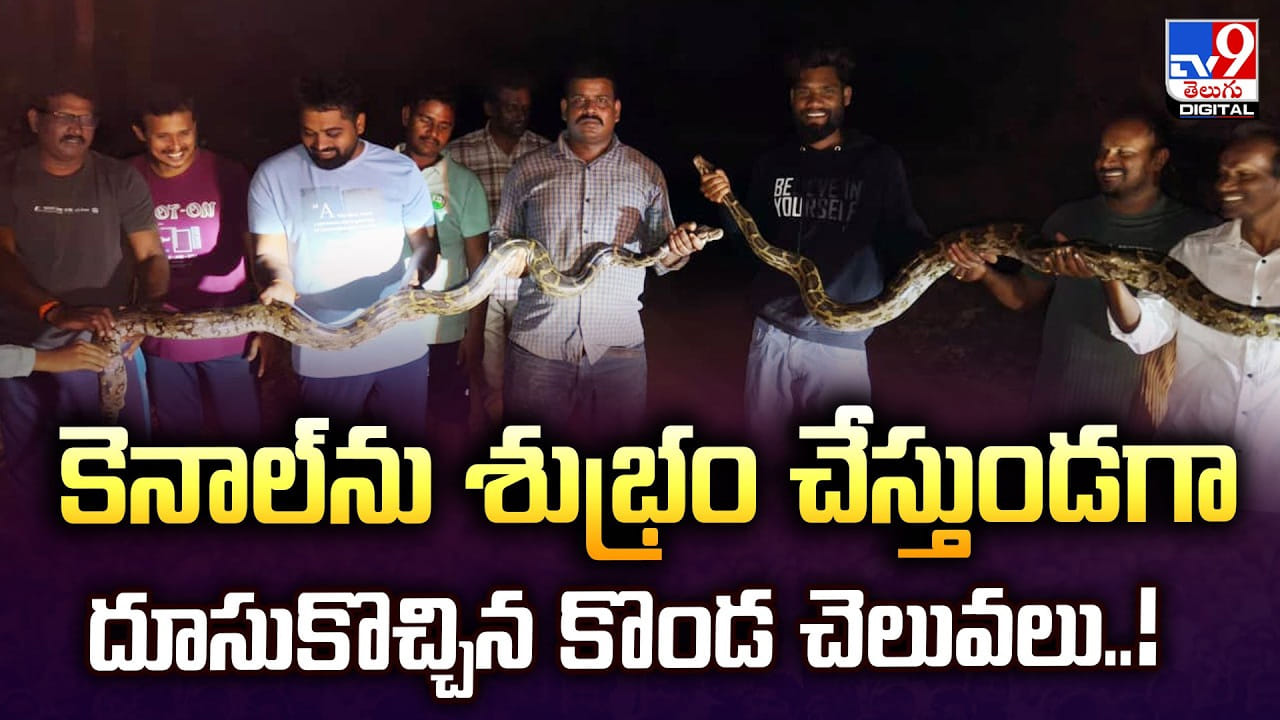 కెనాల్‌ను శుభ్రం చేస్తుండగా దూసుకొచ్చిన కొండ చెలువలు..!