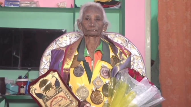 78 ఏళ్ల వయసులో 12 బంగారు పతకాలు