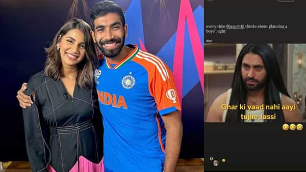 బాయ్స్ నైట్ ఏంటి జస్సీ.. ఇళ్లు గుర్తుకు రాట్లేదా? బుమ్రాపై భార్య సంజన అదిరిపోయే సెటైర్..