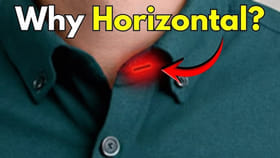 మీరు ధరించే షర్ట్‌పై ఉండే మొదటి బటన్ ఎందుకు అడ్డంగా ఉంటుంది?