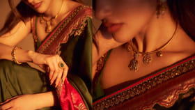 హీరోయిన్ ట్రెడిషనల్ లుక్.. కుర్రాళ్లను కట్టిపడేస్తున్న వయ్యారి..