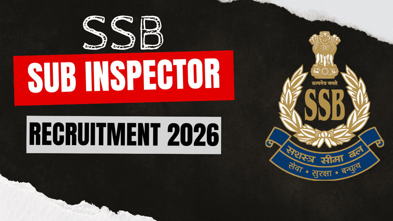 SSB SI Jobs 2026: నెలకు రూ.1,12,400 జీతంతో సబ్ ఇన్స్పెక్టర్ ఉద్యోగాలు.. ఈ అర్హతలు ఉంటే చాలు!