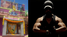 స్టార్ హీరో అంటే పిచ్చి.. ఏకంగా గుడి కట్టిన అభిమాని..