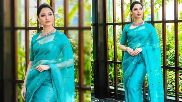 Tamannaah Bhatia Fashion: తమన్నా అందం రహస్యం ఇదే! ‘టర్కోయిస్’ రంగుతో క్యాజువల్ గ్లామర్