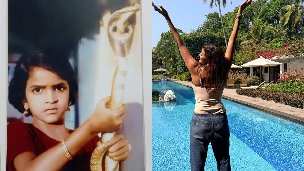 బుసకొట్టే నాగు పామును భయం లేకుండా పట్టేసుకుంది.. ఈ పాప ఎవరో తెలుసా.?