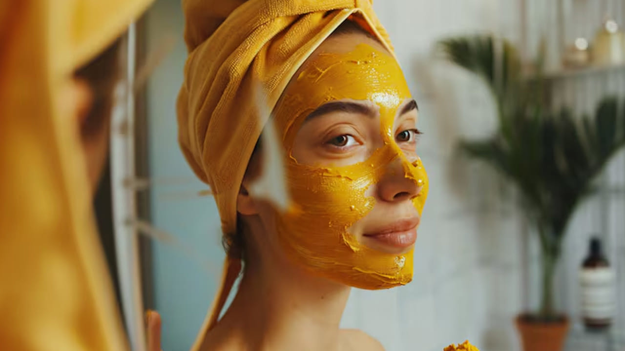 మొటిమలు, మచ్చల నివారణ: పసుపులోని యాంటీ సెప్టిక్ గుణాలు మొటిమలకు కారణమయ్యే బ్యాక్టీరియాని నశింపజేస్తాయి. పాత మచ్చలను క్రమంగా తగ్గిస్తాయి. పసుపు చర్మంపై ఉన్న నలుపును తగ్గించి, సహజమైన కాంతిని ఇస్తుంది.