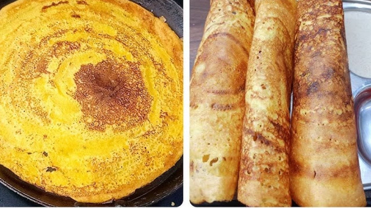 ఇలా దోశ వేసుకోవాలి : ఇక ఇప్పుడు గ్యాస్ స్టవ్ మీద పెనం పెట్టి దానిలో నూనె వేసి , కొద్దిగా ఆయిల్ రాసి, అది వేడయ్యాక పిండిని దోశలాగా పలుచుగా వేసుకోవాలి.