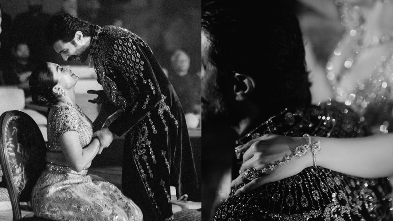 ఇదిలా ఉంటే.. తాజాగా విజయ్, రష్మిక సంగీత్ ఫోటోస్ నెట్టింట ట్రెండ్ అవుతున్నాయి. ఆ ఫోటోలలో విరోష్ జోడీ ఎంతో అందంగా కనిపిస్తుంది. ఈ పిక్స్ చూస్తుంటే ఇద్దరి మధ్య ఉన్న అనుబంధం, ప్రేమ కనిపిస్తున్నాయి. తమ సంగీత్ వేడుకలో రష్మిక, విజయ్  స్పెషల్ అట్రాక్షన్ అయ్యారు. 