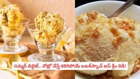 సమ్మర్ డిలైట్.. నోట్లో వేస్తే కరిగిపోయే బటర్‌స్కాచ్ ఐస్ క్రీం రెడ