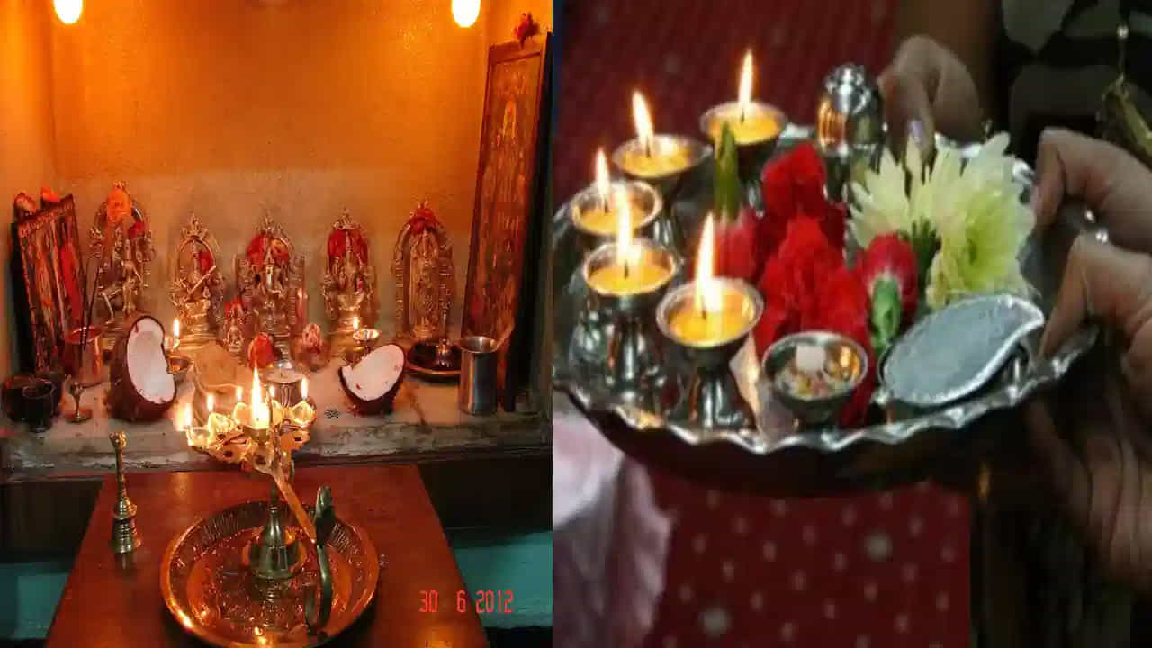 
హారతికి ఉపయోగించే పాత్రలు.. 

సాధారణంగా హారతి ఇచ్చేటప్పుడు రెండు వేర్వేరు పాత్రలను ఉపయోగించడం ఆనవాయితీగా ఉంటుంది. ఒకటి ఆవు నెయ్యితో దీపారాధన చేయడానికి, మరొకటి కర్పూర హారతికి. కర్పూర హారతి సాధారణంగా పూజ ముగింపులో ఇవ్వబడుతుంది. కర్పూరం పూర్తిగా కరిగిపోయినట్లే.. మనలోని అహంకారం, గర్వం కూడా భగవంతుని సన్నిధిలో లయమవ్వాలని సూచించే ప్రతీకగా దీన్ని భావిస్తారు.
