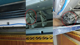 AC లోపలి నుంచి చప్పుళ్లు.. టెక్నిషియన్‌ విప్పి చూడగా..