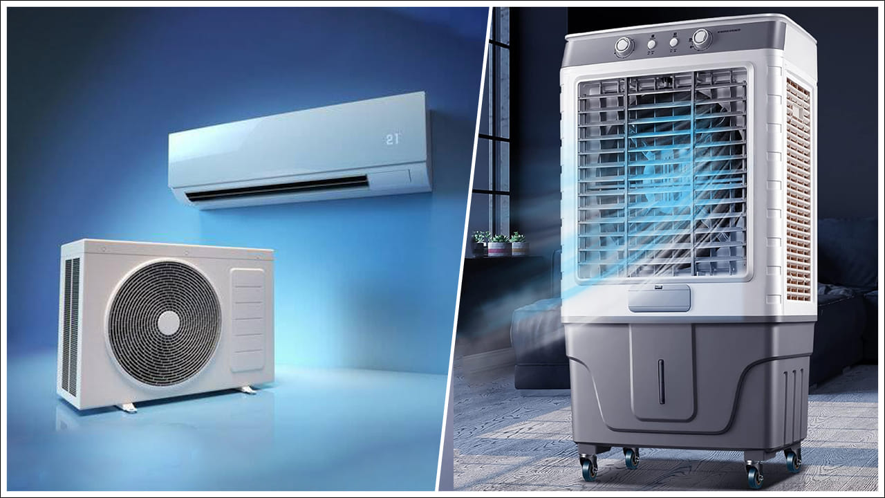  AC vs Air Cooler: Which One Should You Choose This Summer? Cooling Speed, Cost, and Efficiency Compared. AC vs Air Cooler: వేసవి ఎండలు మండిపోతున్న తరుణంలో చాలామందిని వేధించే ప్రశ్న "ఏసీ (AC) కొనాలా? లేక ఎయిర్ కూలర్ (Air Cooler) తీసుకోవాలా? అని. ఈ రెండింటిలో ఏది వేగంగా చల్లబరుస్తుంది? ఖర్చు ఎక్కడ తక్కువ అవుతుంది? భారతీయ వాతావరణానికి ఏది ఉత్తమం? అనే అంశాలపై పూర్తి వివరాలు తెలుసుకుందాం..