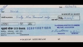 సోషల్ మీడియాను షేక్‌ చేస్తున్న బ్యాంక్ చెక్‌..ఇంతకు ఇందులో ఏముంది