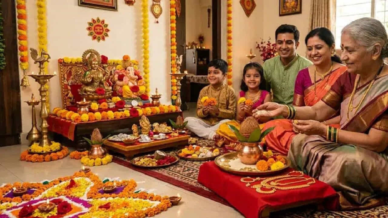 వెండి చెంబులో నీరుపోసి పైన కొబ్బరికాయ పెట్టి కలశాన్ని ఏర్పాటు చేసి పూజ చేయాలి. అమ్మవారిని స్మరిస్తూ, ఆవు నెయ్యితో దీపం వెలిగించి, హారతి ఇవ్వాలి. ఈరోజు తప్పకుండా లక్ష్మీ అష్టోత్తర శతనామావళిని చదవాలి. అలాగే అమ్మవారికి పాయసం నైవేద్యం పెట్టాలి. అంతే కాకుండా పూలు, గాజులు, చీర, పండ్లు కూడా పెట్టొచ్చు. ఇలా నిష్టగా, భక్తి శ్రద్ధలతో అమ్మవారికి పూజ చేయడం వలన లక్ష్మీదేవి అనుగ్రహం కలుగుతుంది. ఇంటిలో సంపద పెరుగుతుంది.