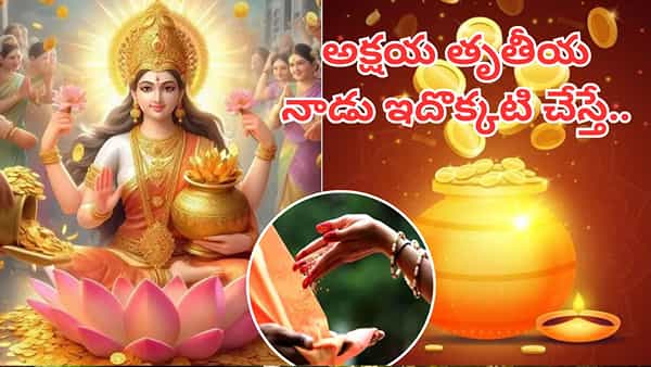 అక్షయ తృతీయ నాడు లక్ష్మీదేవి అనుగ్రహం కోసం ఇలా చేయండి.. దెబ్బకు కనక వర్షం కురవాల్సిందే..