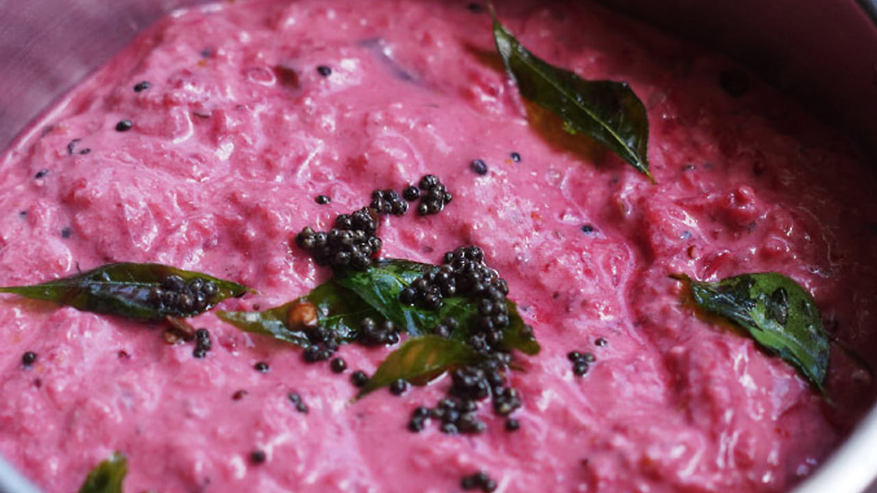 Beet Root Perugu Pachadi 2