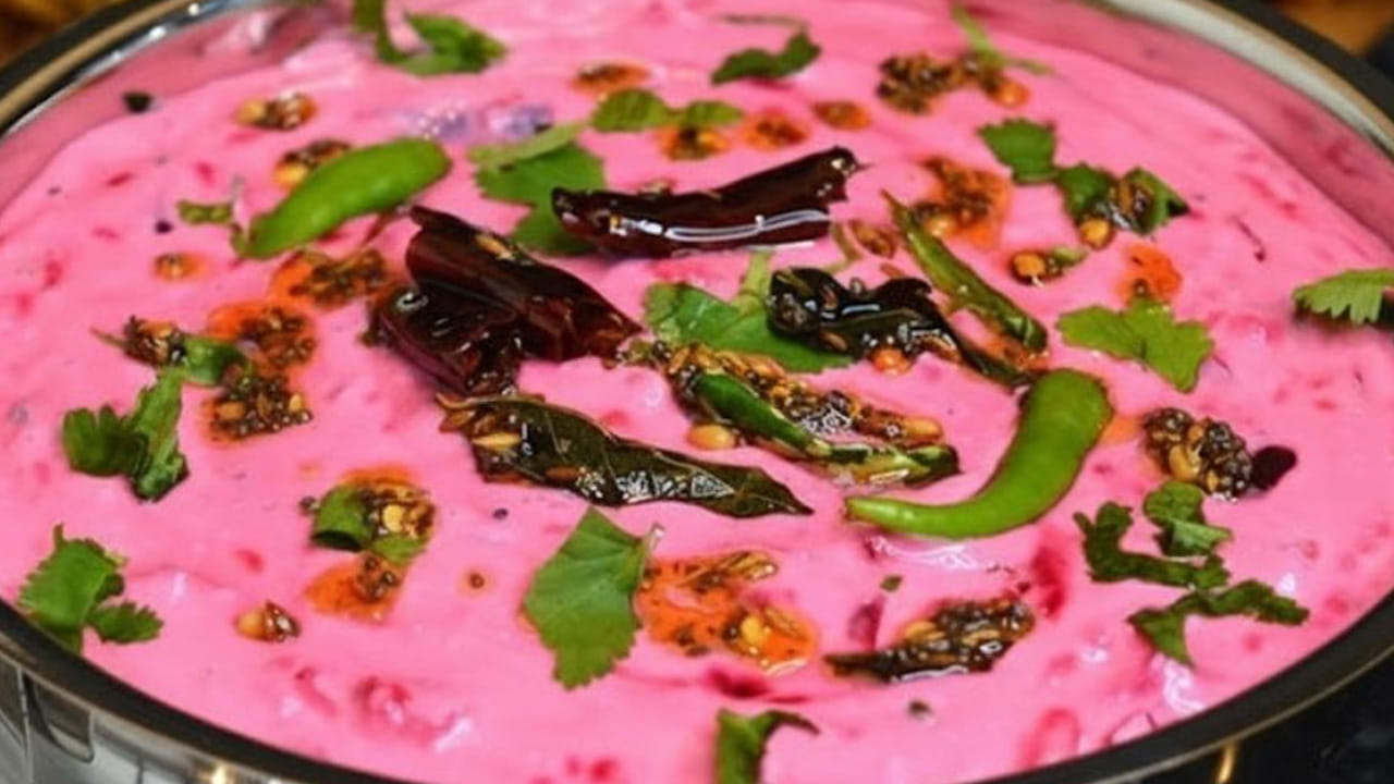 Beet Root Perugu Pachadi