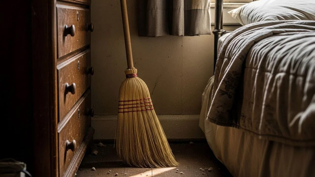 వాస్తు శాస్త్రం ప్రకారం చీపురును ఎల్లప్పుడూ ఇంటి పడమటి దిశలో ఉంచడం అత్యంత శుభప్రదం. చీపురును ఎప్పుడూ నిటారుగా ఉంచవద్దు, దానిని ఎల్లప్పుడూ అడ్డంగానే ఉంచాలి. చీపురును ఎవరూ సులభంగా గమనించని చోట ఉంచాలి. దానిని దాచి ఉంచడమే ఎల్లప్పుడూ మంచిది. మీ ఇంట్లో సంతోషం, శ్రేయస్సు కావాలంటే, ఈరోజే మీ బెడ్‌రూంలోని చీపురును సరైన స్థానంలోకి మార్చండి.