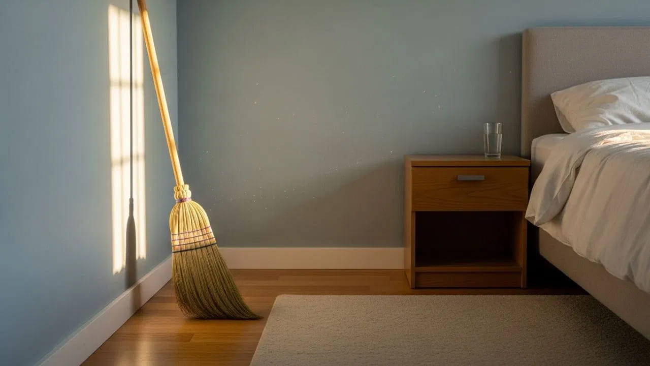 పడకగది భార్యాభర్తల మధ్య ప్రేమకు నిలయం. అక్కడ చీపురు ఉంచడం వల్ల వారిద్దరి మధ్య అనవసరమైన గొడవలు, ఉద్రిక్తతలు పెరుగుతాయి. వాస్తు శాస్త్రం ప్రకారం పడకగదిలో చీపురు ఉంచడం వల్ల ఇంట్లో డబ్బు నిలవదు. అనవసరమైన ఖర్చులు పెరిగి, ఆర్థిక పురోగతి ఆగిపోతుంది.