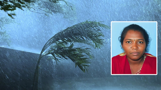 గాలి వాన ఎంత పనిచేసింది.. పాపం రేవతి..