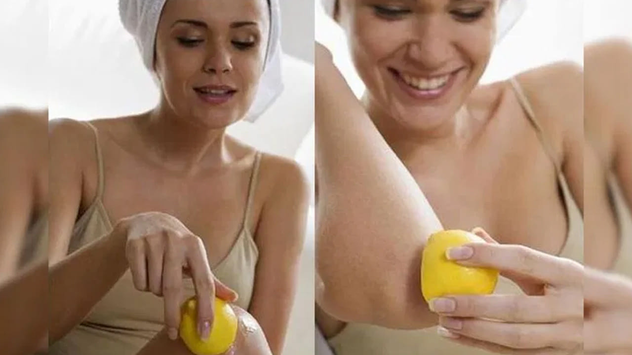 నిమ్మకాయ, చక్కెర (Lemon & Sugar Scrub):
నిమ్మకాయను సగానికి కోసి దానిపై కొంచెం చక్కెర చల్లాలి. దీనిని మోకాళ్లు, మోచేతులపై వృత్తాకారంలో 5-10 నిమిషాల పాటు మెల్లగా రుద్దాలి. నిమ్మలోని సిట్రిక్ యాసిడ్ నలుపును వదిలిస్తే, చక్కెర చర్మాన్ని ఎక్స్‌ఫోలియేట్ (Exfoliate) చేస్తుంది.