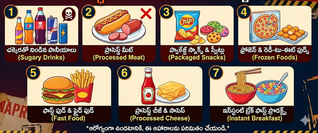 Dangerous Foods (AI Image)