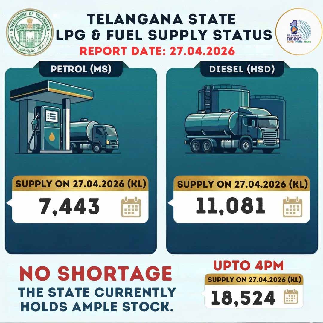 Fuel Stock In Telangana