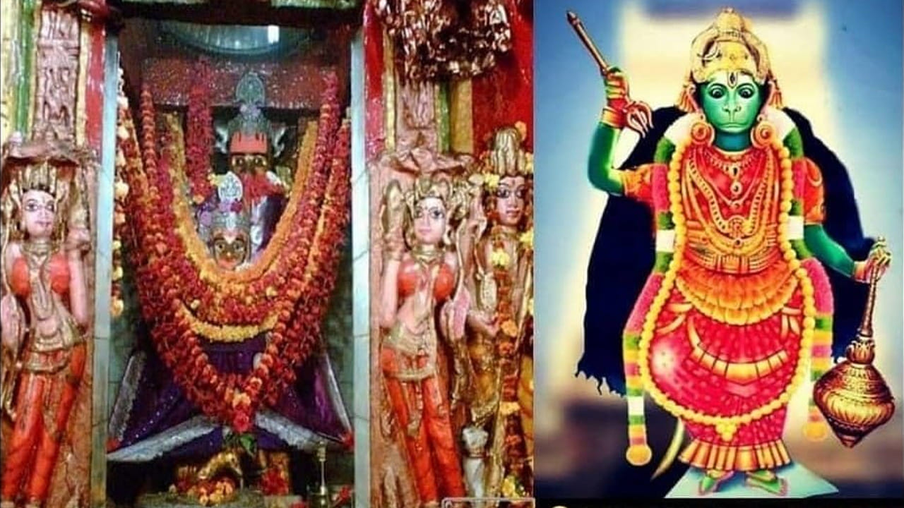  గిరిజాబంధ్ హనుమాన్, రతన్‌పూర్ (ఛత్తీస్‌గఢ్): Girijabandh Hanuman Templeహనుమంతుడు అనగానే మనకు గుర్తొచ్చే పరాక్రమ రూపానికి భిన్నంగా, మాతృత్వంతో కూడిన స్త్రీ రూపంలో స్వామి దర్శనమివ్వడం నిజంగా విశేషం. ప్రపంచంలోనే హనుమంతుడు స్త్రీ వేషంలో (స్త్రీ రూపంలో) పూజలందుకునే ఏకైక ఆలయం ఇది. ఇక్కడి విగ్రహం స్త్రీ రూపంలో ఉండి, భక్తుల కోరికలను నెరవేరుస్తుంది. ఛత్తీస్‌గఢ్‌లోని రతన్‌పూర్ మహా మాయా దేవి క్షేత్రంగా ప్రసిద్ధి చెందింది. అటువంటి శక్తి పీఠం ఉన్న చోట హనుమంతుడు కూడా స్త్రీ రూపంలో ఉండటం వెనుక ఉన్న చరిత్ర ఆసక్తికరంగా ఉంది. ఈ ఆలయంలోని విగ్రహం దక్షిణ ముఖంగా ఉంటుంది. విగ్రహం భుజాలపై శ్రీరాముడు, లక్ష్మణుడు కూర్చుని ఉన్నట్లుగా చెక్కబడి ఉంటుంది. స్త్రీ రూపంలో ఉన్నప్పటికీ, స్వామి పాదాల కింద అహిరావణుడు, మహిరావణుడు అణచివేయబడి ఉంటారు. ఇది దుష్టశిక్షణను సూచిస్తుంది. సంతానం లేని వారు, మొండి వ్యాధులతో బాధపడేవారు ఇక్కడ స్వామిని దర్శించుకుంటే సత్వర ఫలితం ఉంటుందని భక్తుల నమ్మకం. రాజు పృథ్వి దేజు కుష్టు వ్యాధి నయమవ్వడమే దీనికి నిదర్శనంగా భక్తులు భావిస్తారు.