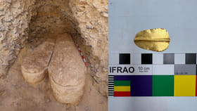 పురాతన తవ్వకాల్లో మెరుస్తూ కనిపించింది!ఏంటా అని వెలికితీయగా కళ్లు