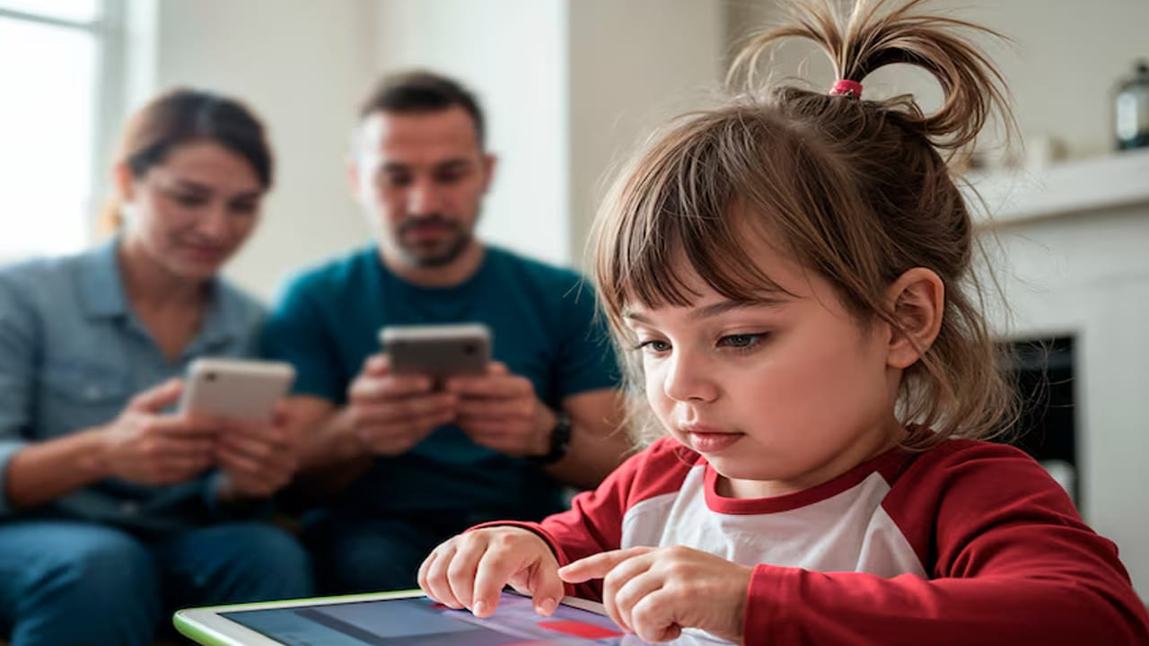 తల్లిదండ్రుల పాత్ర: పిల్లలు ఎప్పుడూ పెద్దలను చూసే నేర్చుకుంటారు. మీరు వారి ముందు గంటల తరబడి ఫోన్ వాడుతూ, వారిని వద్దని చెబితే వారు వినరు. కాబట్టి, పిల్లలతో గడిపేటప్పుడు మీరు కూడా ఫోన్ను పక్కన పెట్టి వారితో కబుర్లు చెప్పడం లేదా కలిసి ఆడటం చేయండి.