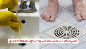 డ్రైనేజీలో నీరు నిలుస్తోందా? ప్లంబర్ లేకుండానే ఇలా చెక్ పెట్టండి