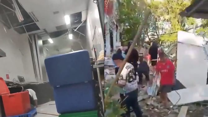 ఇండోనేషియాలో భారీ భూకంపం.. ఎక్కడికక్కడ ధ్వంసమైన భవనాలు