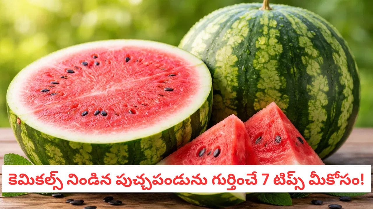 Injected Watermelon Identification: కెమికల్ ఇంజెక్ట్ చేసిన పుచ్చకాయ ఎలా ఉంటుందో తెలుసా?