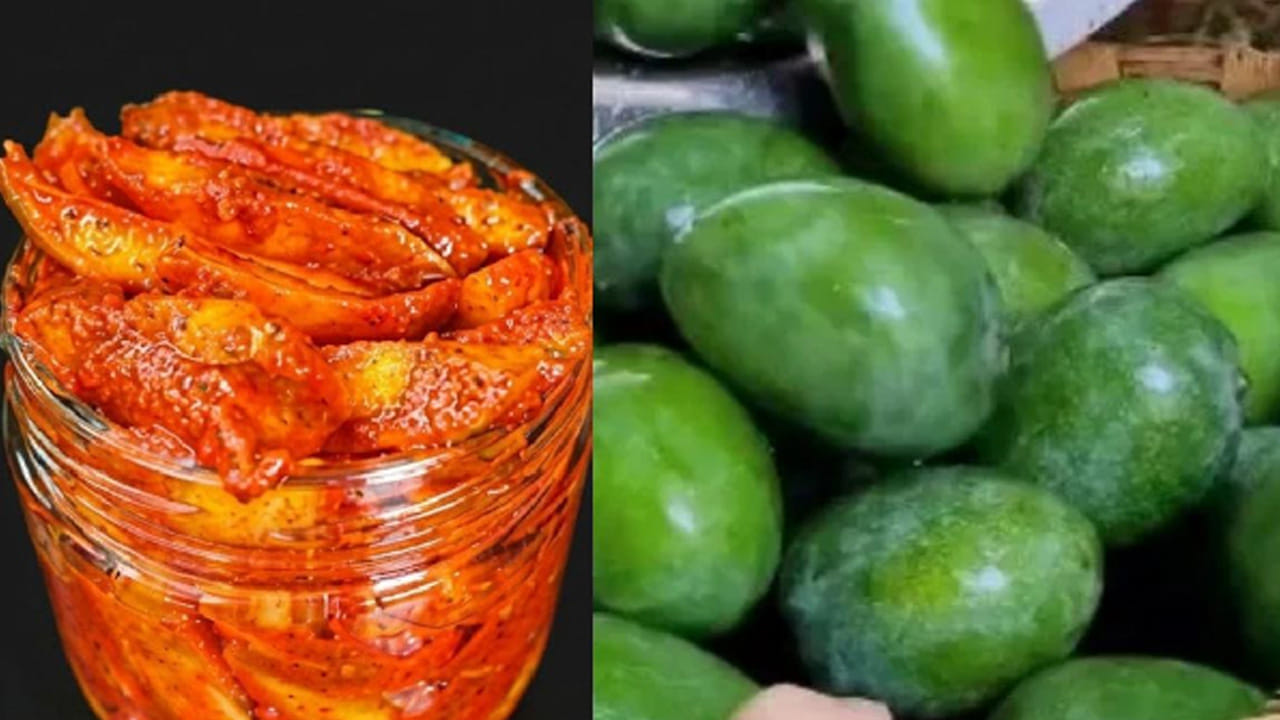 ఇప్పుడు మామిడికాయ ముక్కలకు కారం, వేసి మంచిగా కలుపుకోవాలి. తర్వాత స్టవ్ ఆన్ చేసి నూనె పోయాలి. అందులో ఆవాలు, జీలకర్ర, వెల్లుల్లి రెబ్బలు వేసి పోపు పెట్టుకోవాలి. తర్వాత పోపులో మనం ముందుగా ఉప్పు కారం కలుపుకున్న మామిడి ముక్కలను వేయాలి. ఇందులో ఇంగు వ నీరు వేసి మంచిగా కలుపుకోవాలి. అంతే టేస్టీ టేస్టీ మామిడికాయ ఊరగాయ పచ్చడి రెడీ.