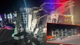 రాఘవేంద్ర స్వామి దర్శనానికి వెళ్తుండగా వెంటాడిన మృత్యువు