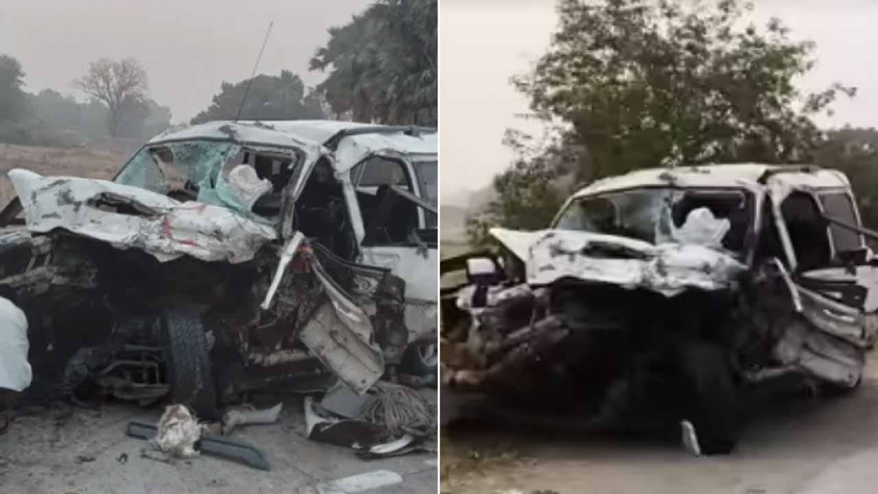 పెళ్లికి వెళ్లి వస్తుండగా ఘోరం.. ముక్కలైన స్కార్పియో.. గాలిలో కలిసిన ఐదుగురి ప్రాణాలు!