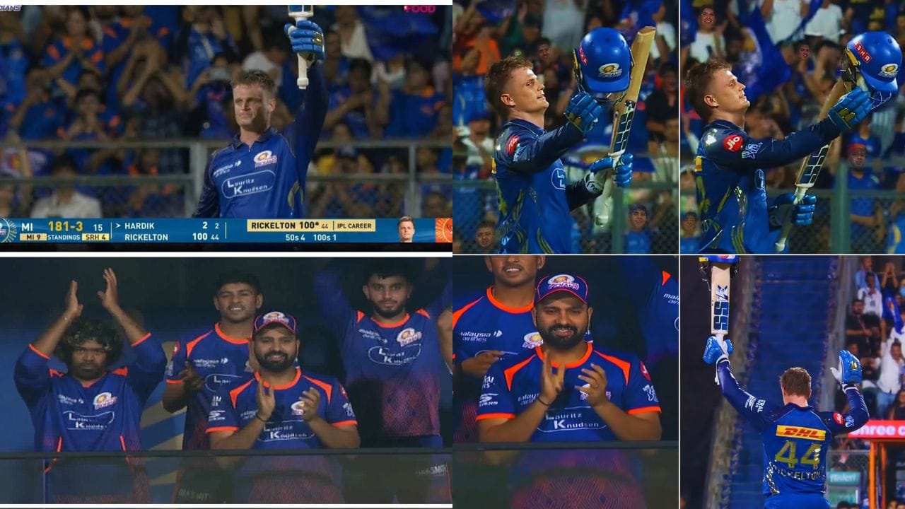 ముంబై జట్టు తరపున తక్కువ బంతుల్లో సెంచరీలు సాధించిన టాప్ 5 వీరుల జాబితాను ఓసారి చూద్దాం.. 1. రియాన్ రికెల్టన్: 44 బంతులు (సన్‌రైజర్స్ హైదరాబాద్‌పై, 2026), 2. సనత్ జయసూర్య: 45 బంతులు (చెన్నై సూపర్ కింగ్స్‌పై, 2008), 3. తిలక్ వర్మ: 45 బంతులు (గుజరాత్ టైటాన్స్‌పై, 2026), 4. కామెరాన్ గ్రీన్: 47 బంతులు (సన్‌రైజర్స్ హైదరాబాద్‌పై, 2023), 5. సూర్యకుమార్ యాదవ్: 49 బంతులు (గుజరాత్ టైటాన్స్‌పై, 2023).