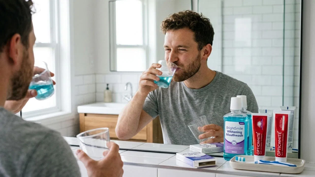 అన్ని మౌత్‌వాష్‌లు డేంజరేనా?  అయితే, అన్ని మౌత్‌వాష్‌లు డేంజర్ కావు.  రసాయనాలు తక్కువ ఉన్నవి మంచిది. అయితే, వీటిని కూడా మితంగా వాడటం శరీరానికి మేలు చేస్తుంది  అలాగే, మంచి నోటి ఆరోగ్యాన్ని ఇది కాపాడుతుంది. అవసరమైనప్పుడు మాత్రమే వాడాలి. పదే పదే అనారోగ్య సమస్యలు వస్తాయి.